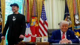 Trump salue le 'formidable Elon Musk'