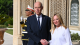 Giorgia Meloni en visite en Tunisie...