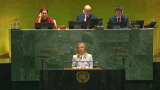 Mohamed Ali Nafti préside la séance de l’Assemblée générale de l'ONU